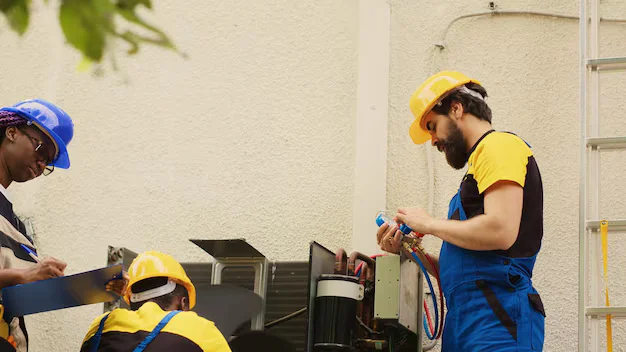 Emergency electrician Abu Dhabi arriving at residential property — AR Global 24/7 licensed callout